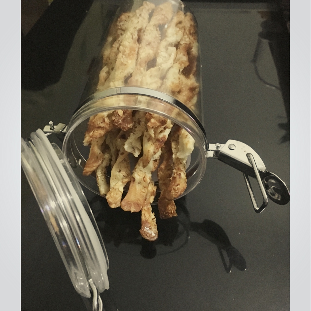 飞饼版杏仁酥条