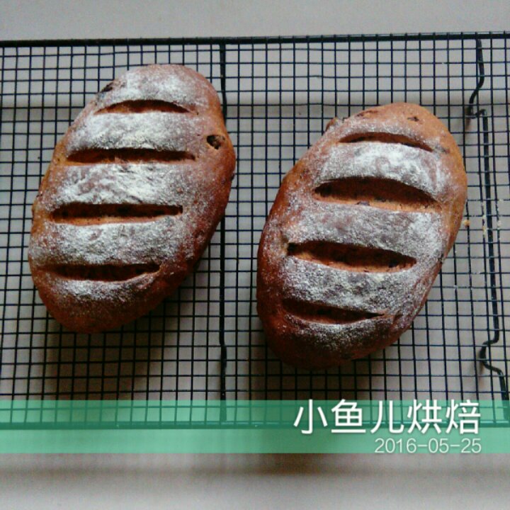 全麦红糖桂圆软欧包
