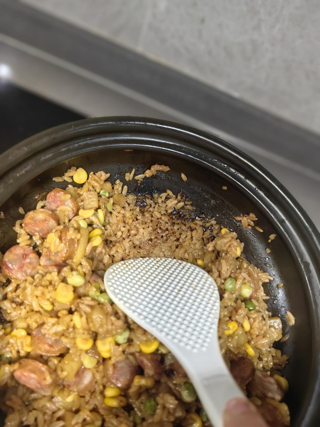 香绝了❗❗吃了还想吃的土豆腊肠焖饭❗❗