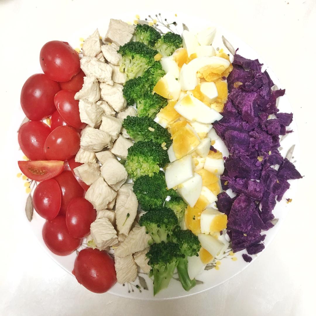 蔬菜考伯沙拉+油醋汁