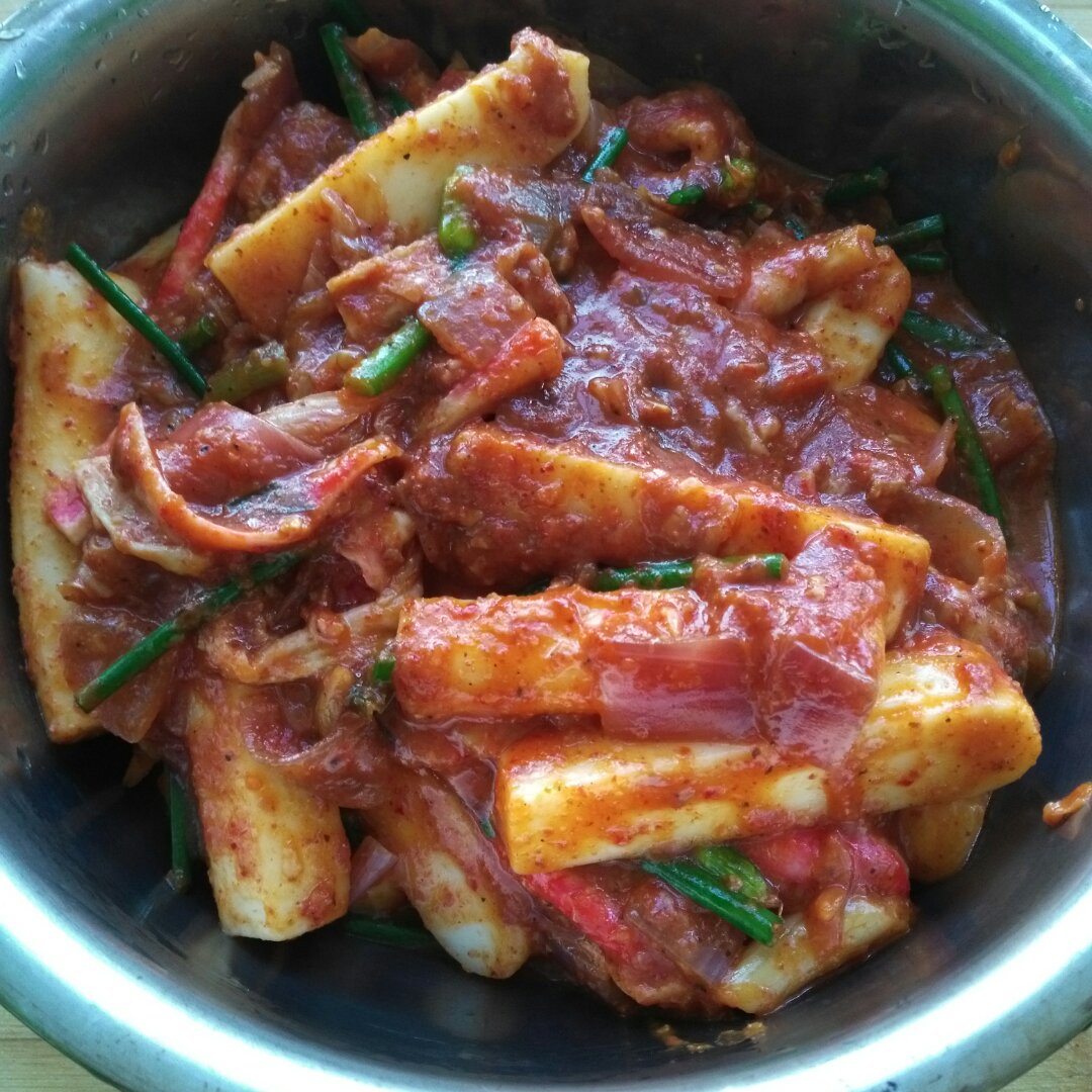 韩式辣炒年糕（or网红芝士套路之芝心年糕）