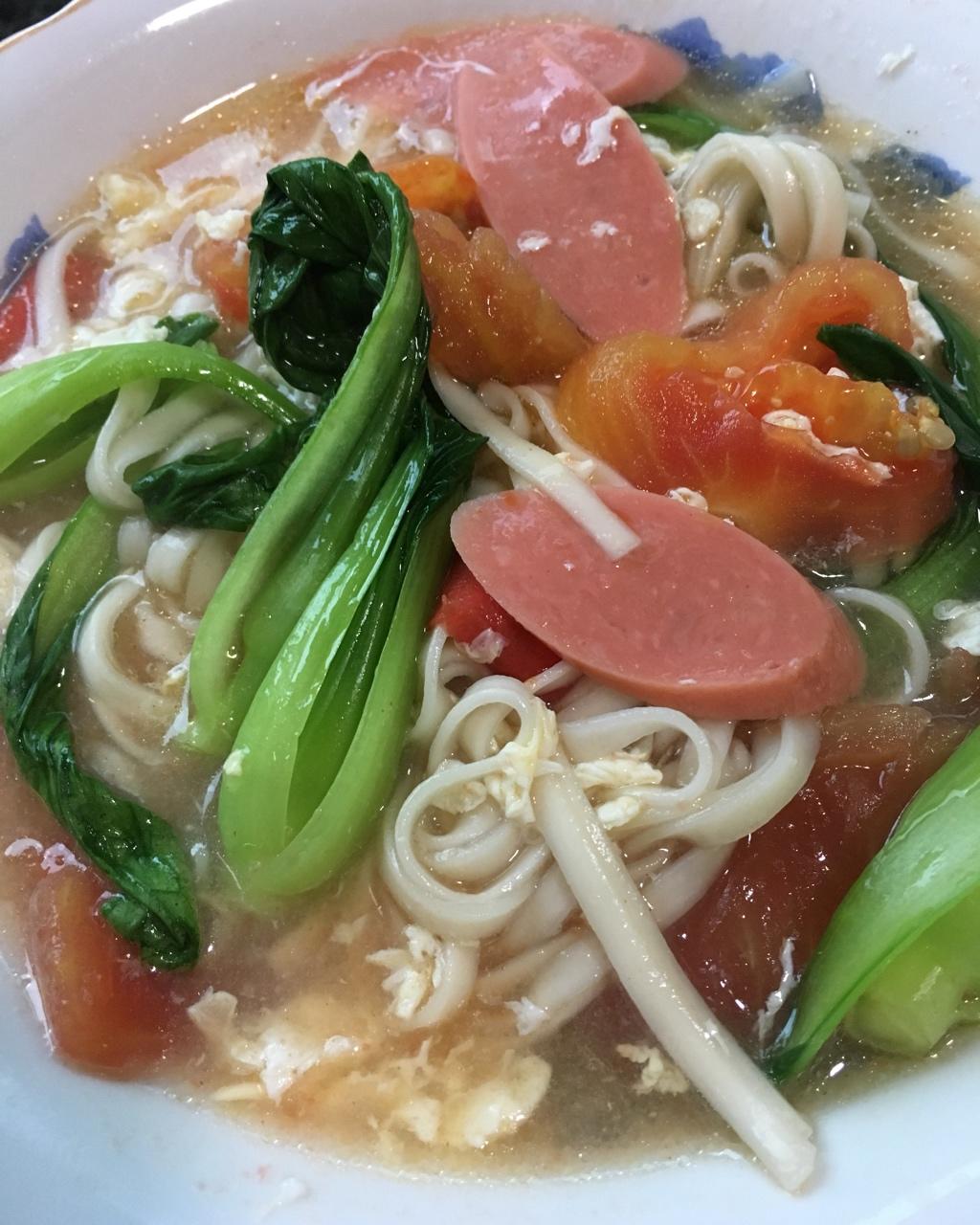 鸡蛋汤面