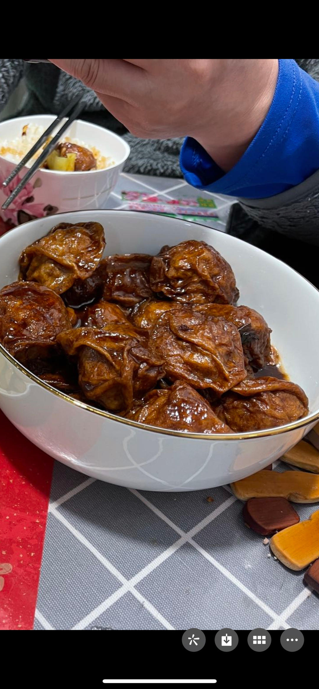 红烧油面筋塞肉