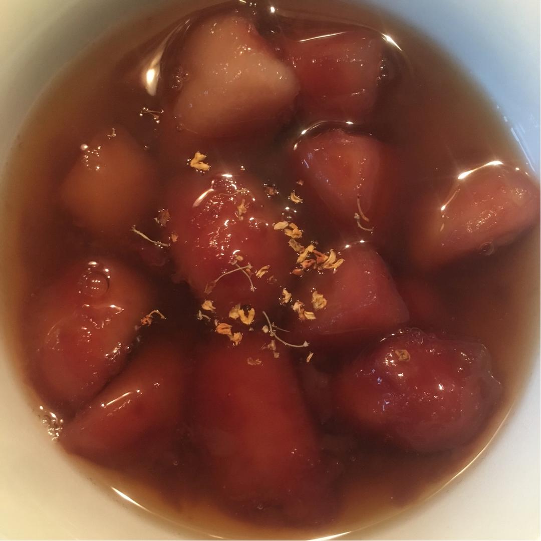 桂花糖芋苗——不用红糖也能变红色的小秘密