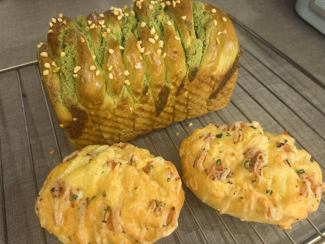 双倍浓郁超开心奶酥吐司|开心果奶酥|香爆了