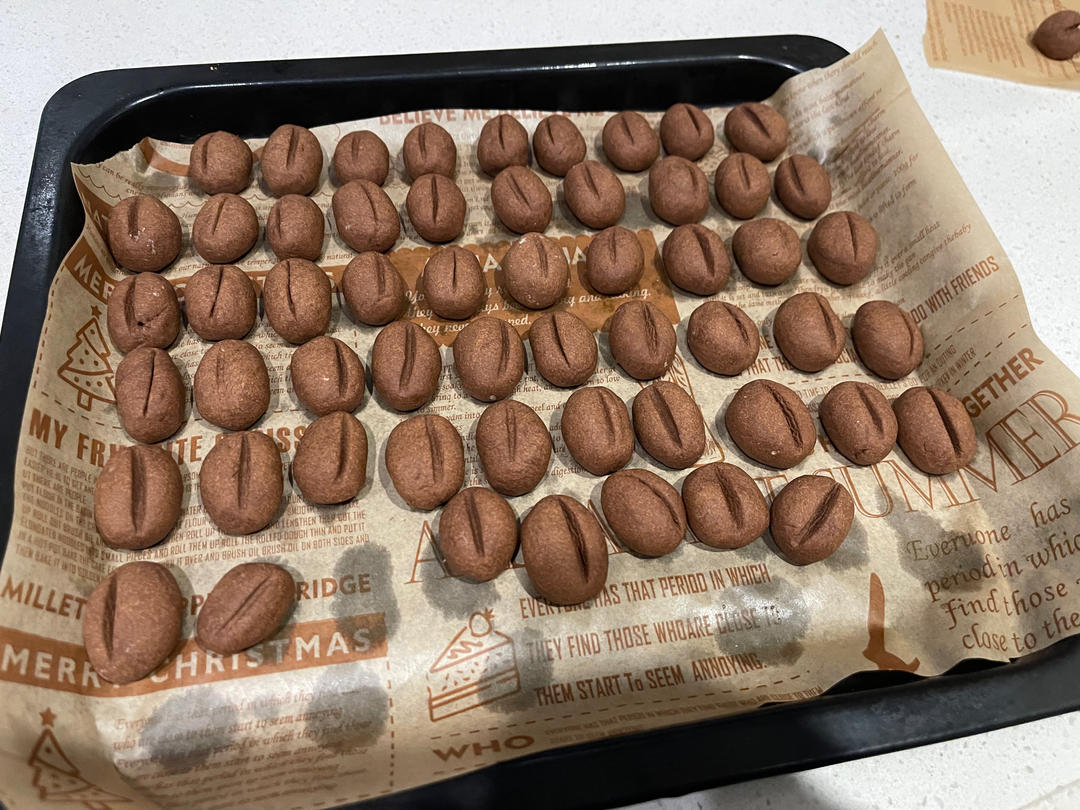 超浓郁醇厚的咖啡豆曲奇