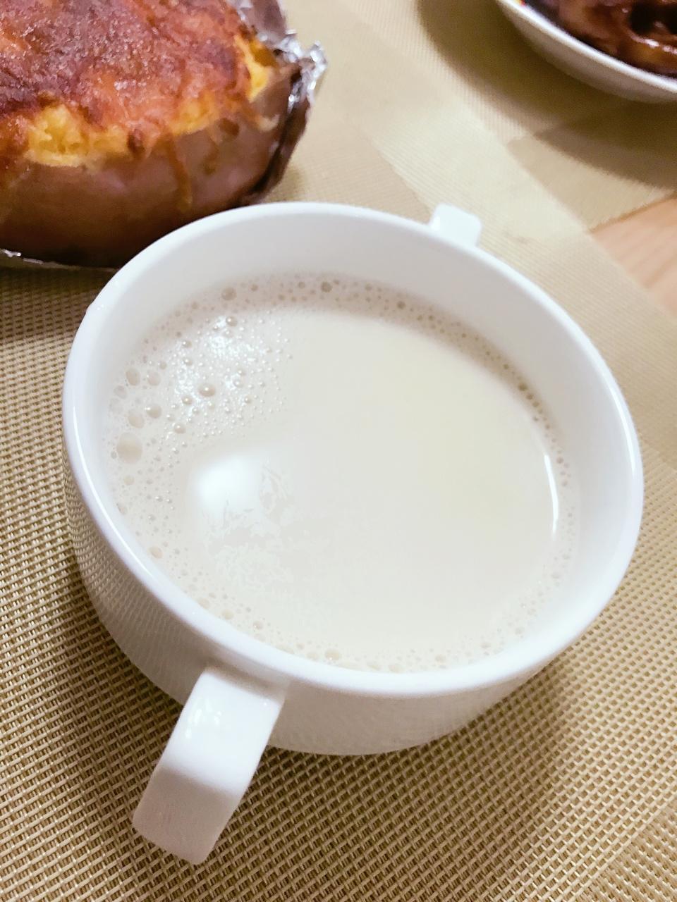 夏天的小美好做的核桃花生牛奶