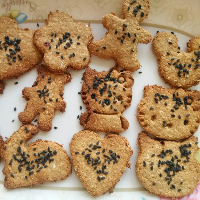 蜂蜜红糖燕麦饼干（无油）