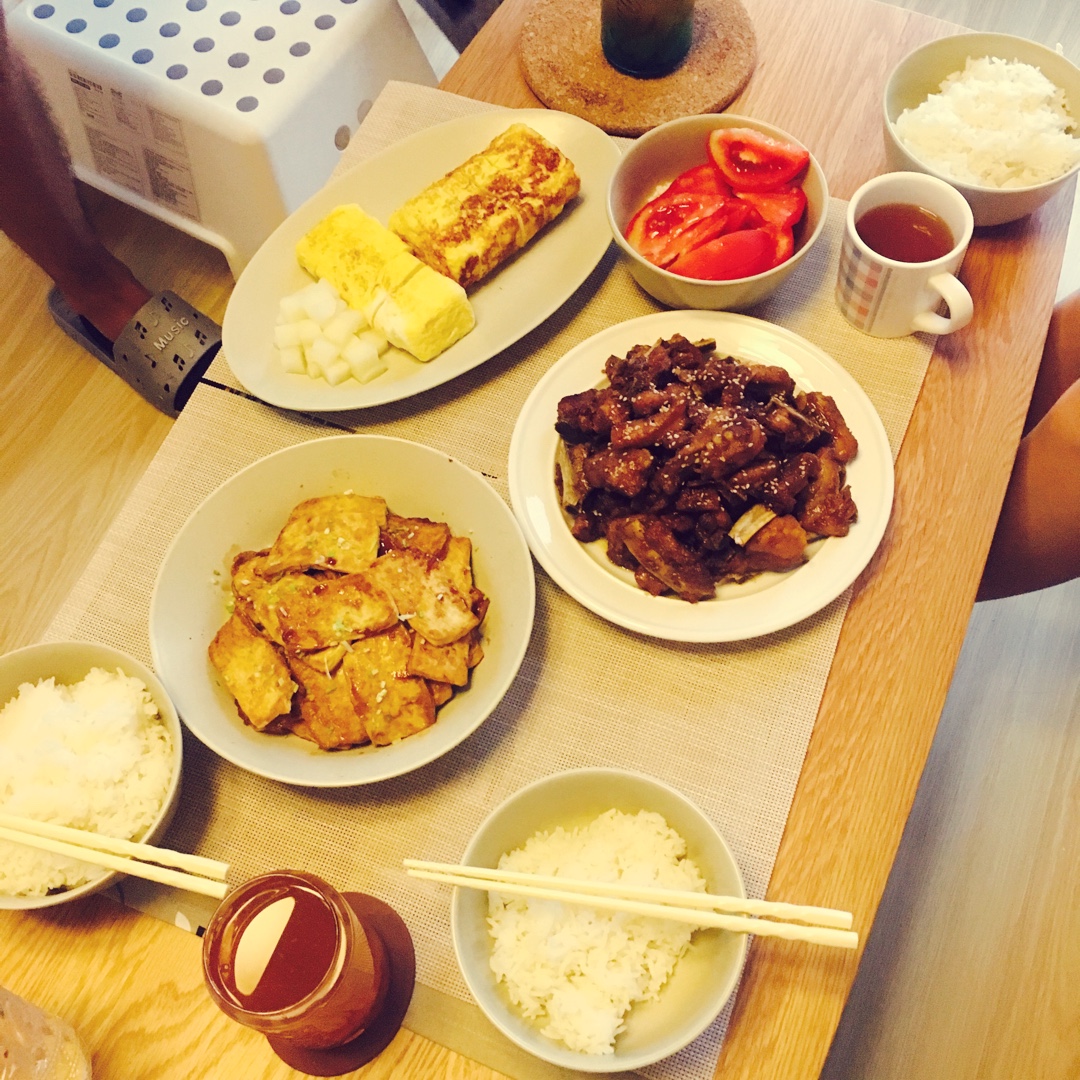 蚝油嫩豆腐