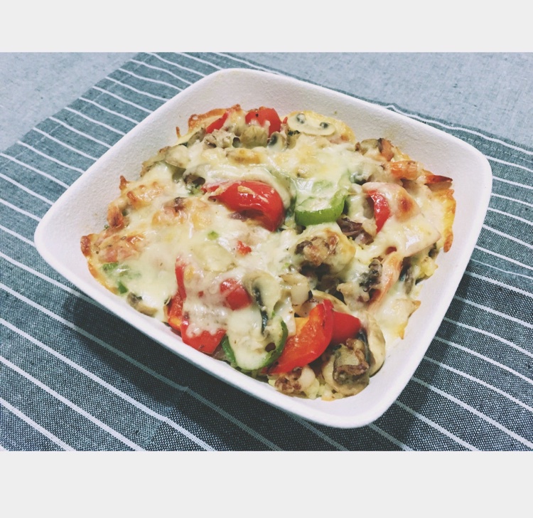 海鲜芝士焗饭