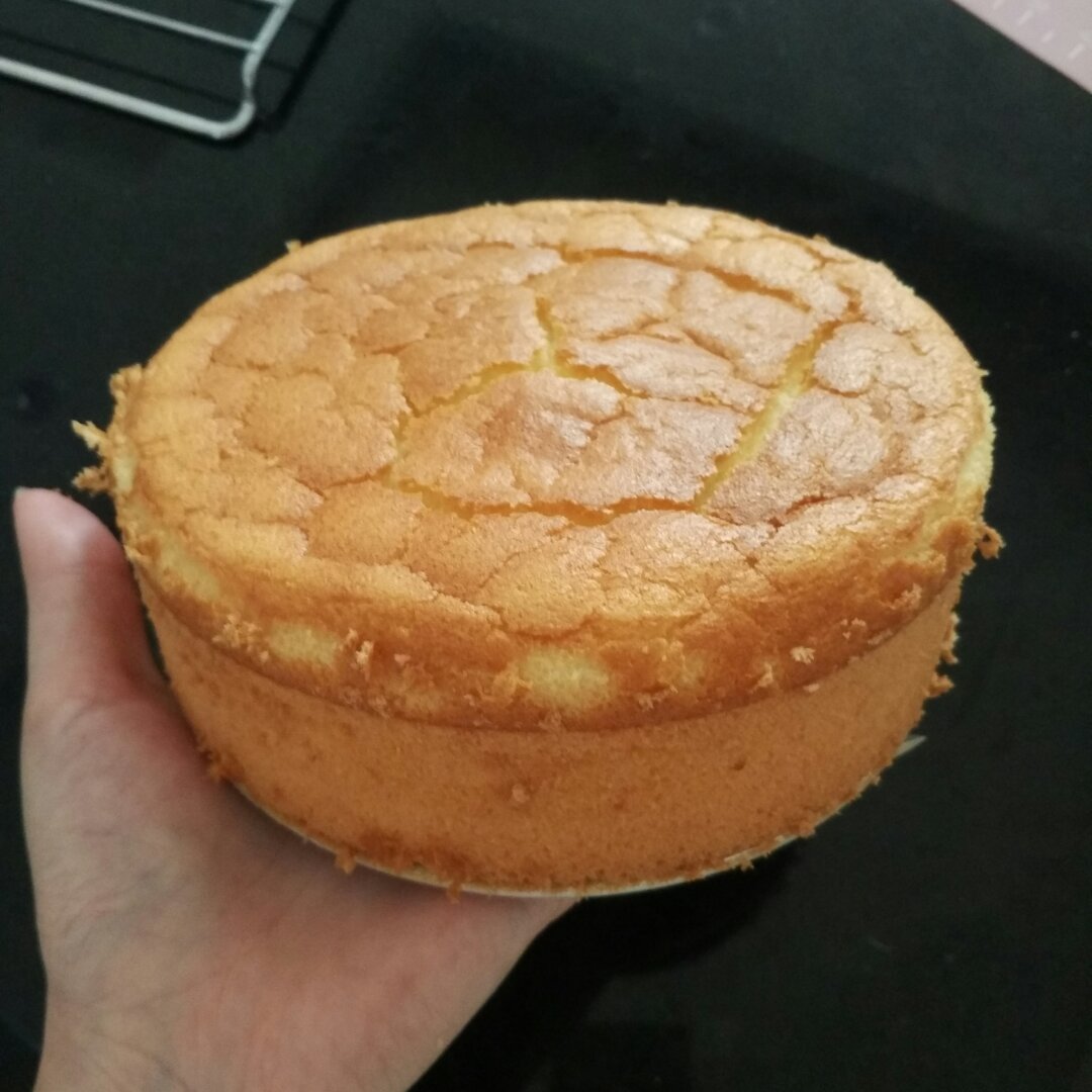 奶油蛋糕的戚风蛋糕坯（更新空气炸锅做法）