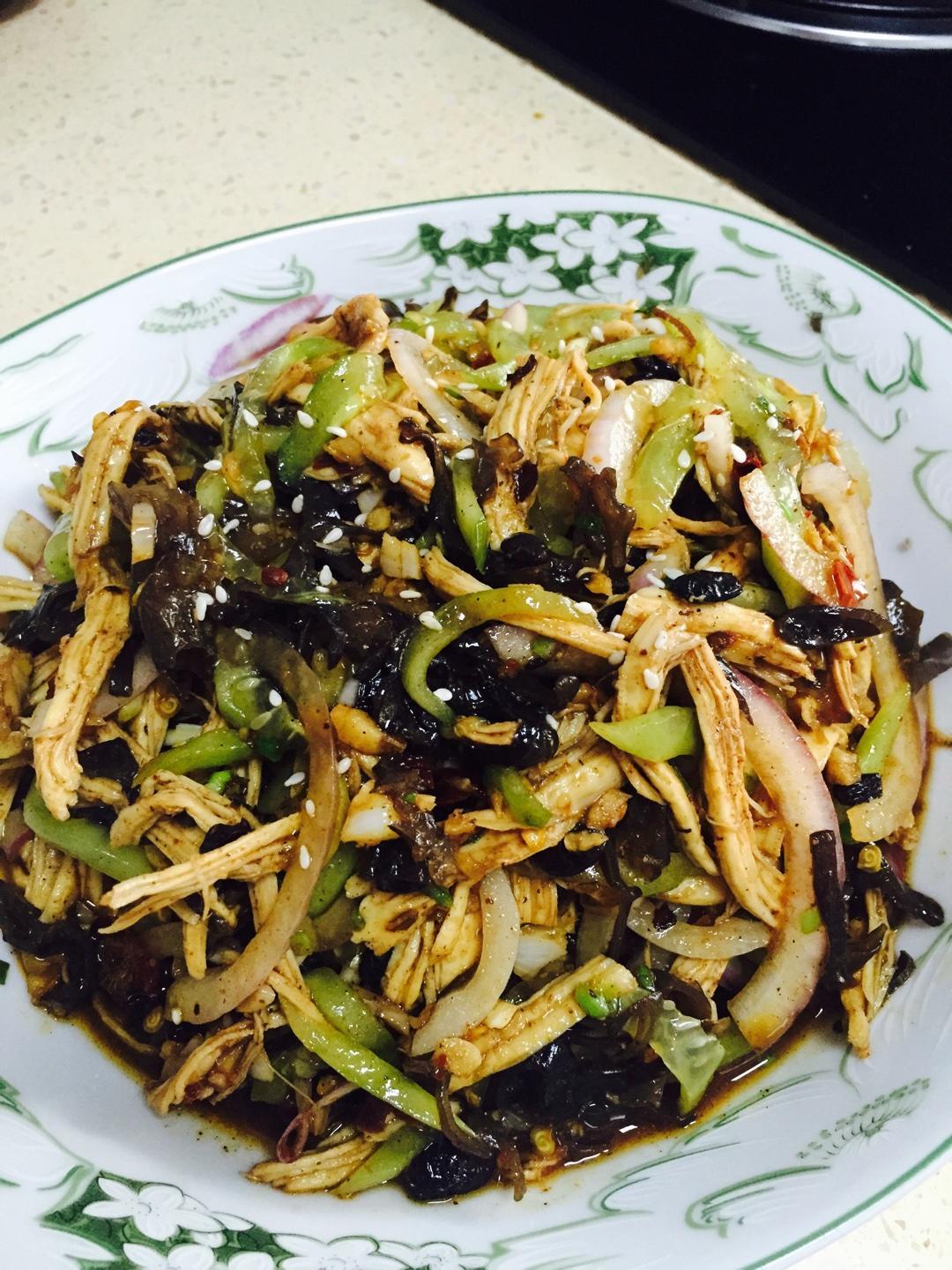 凉拌鸡丝的做法