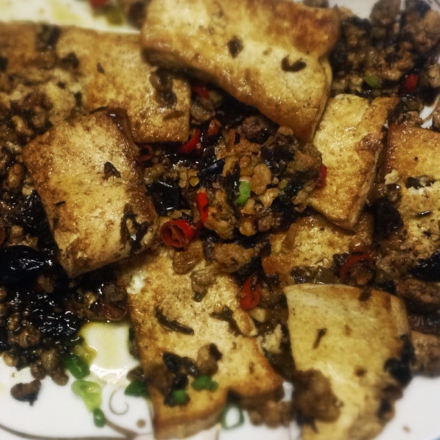橄榄菜烧豆腐