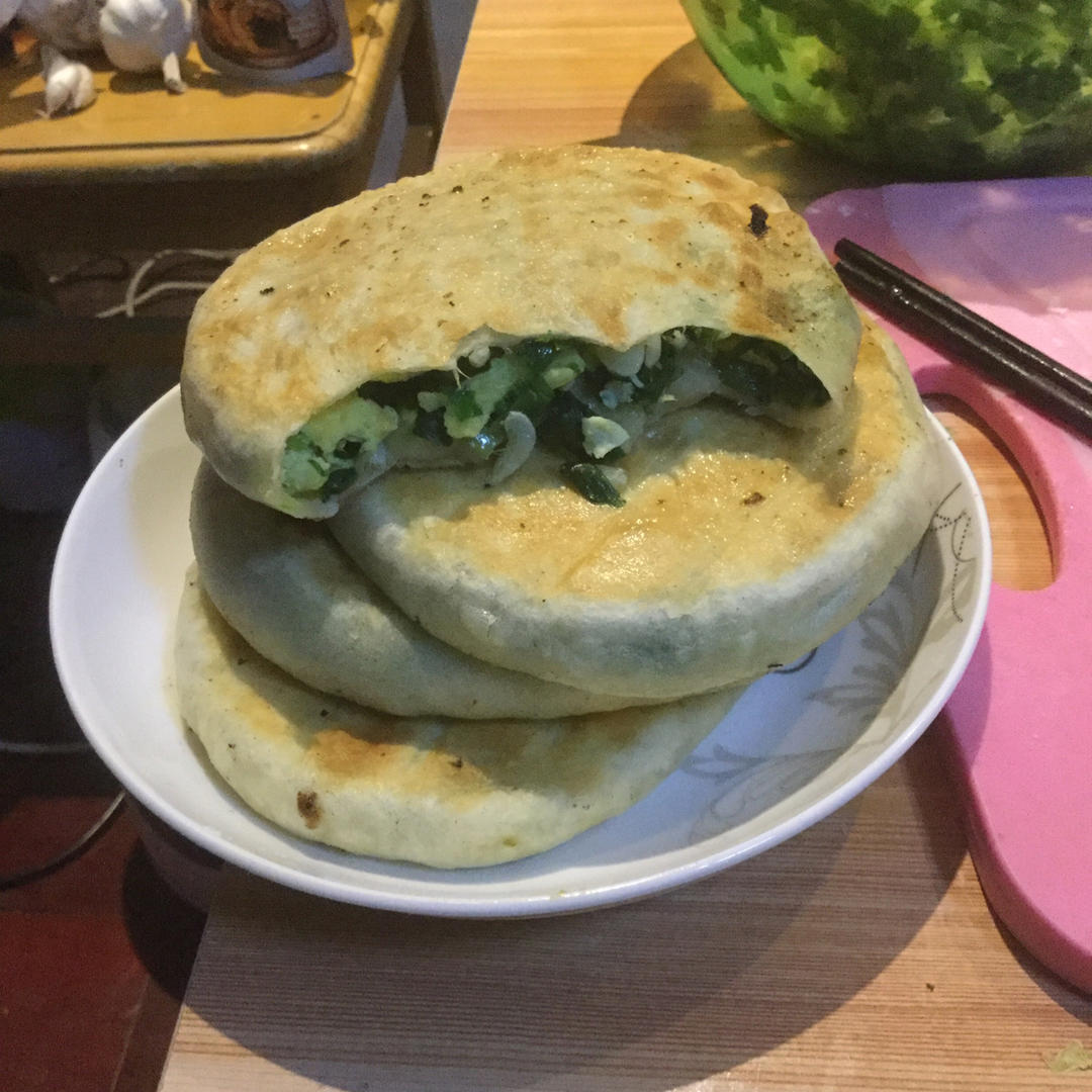 韭菜鸡蛋馅饼