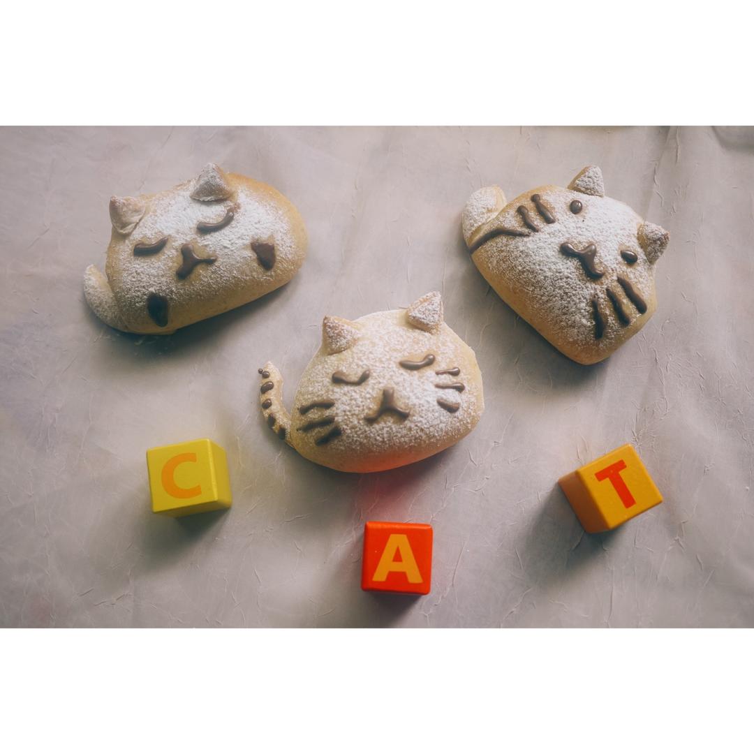 可爱猫--全麦蜂蜜小面包