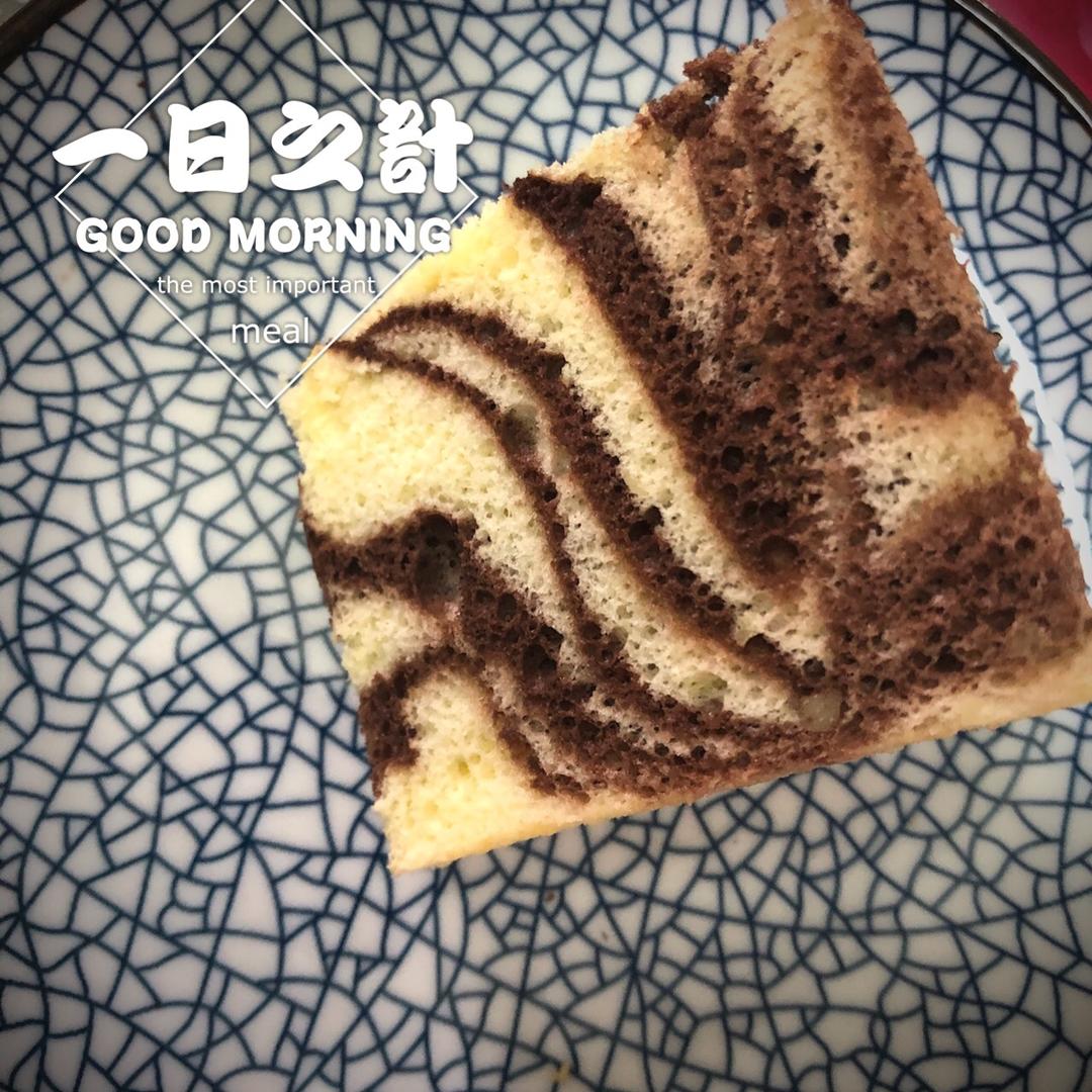 斑马纹戚风蛋糕