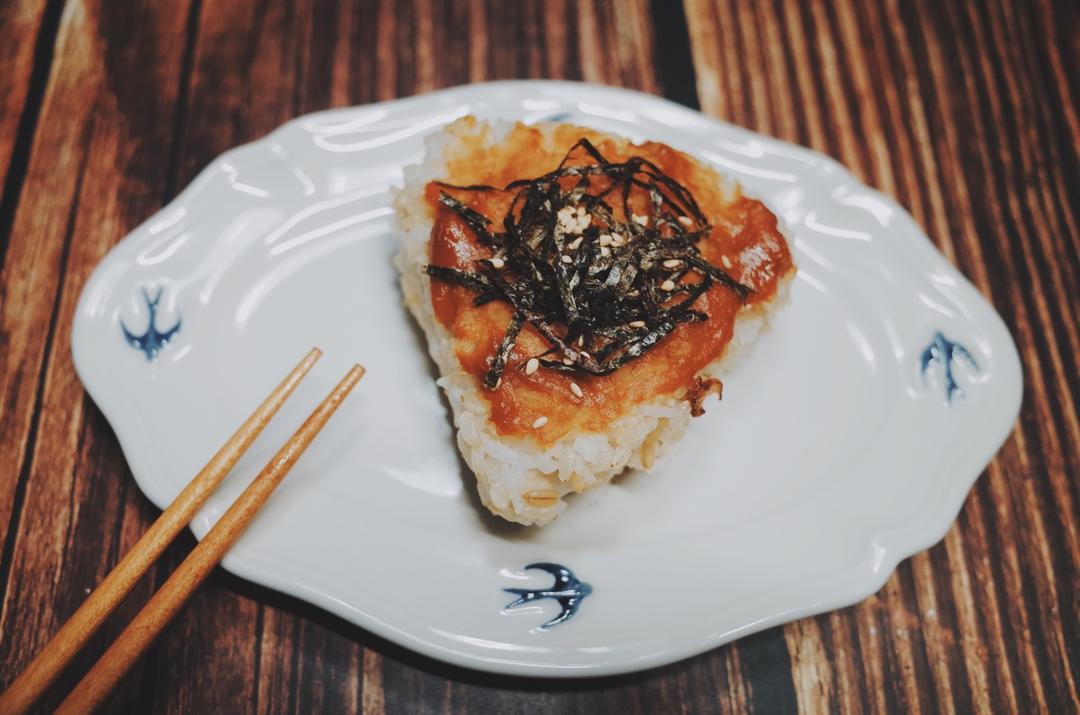 【北鼎烤箱食谱】南瓜芝士味增烤饭团