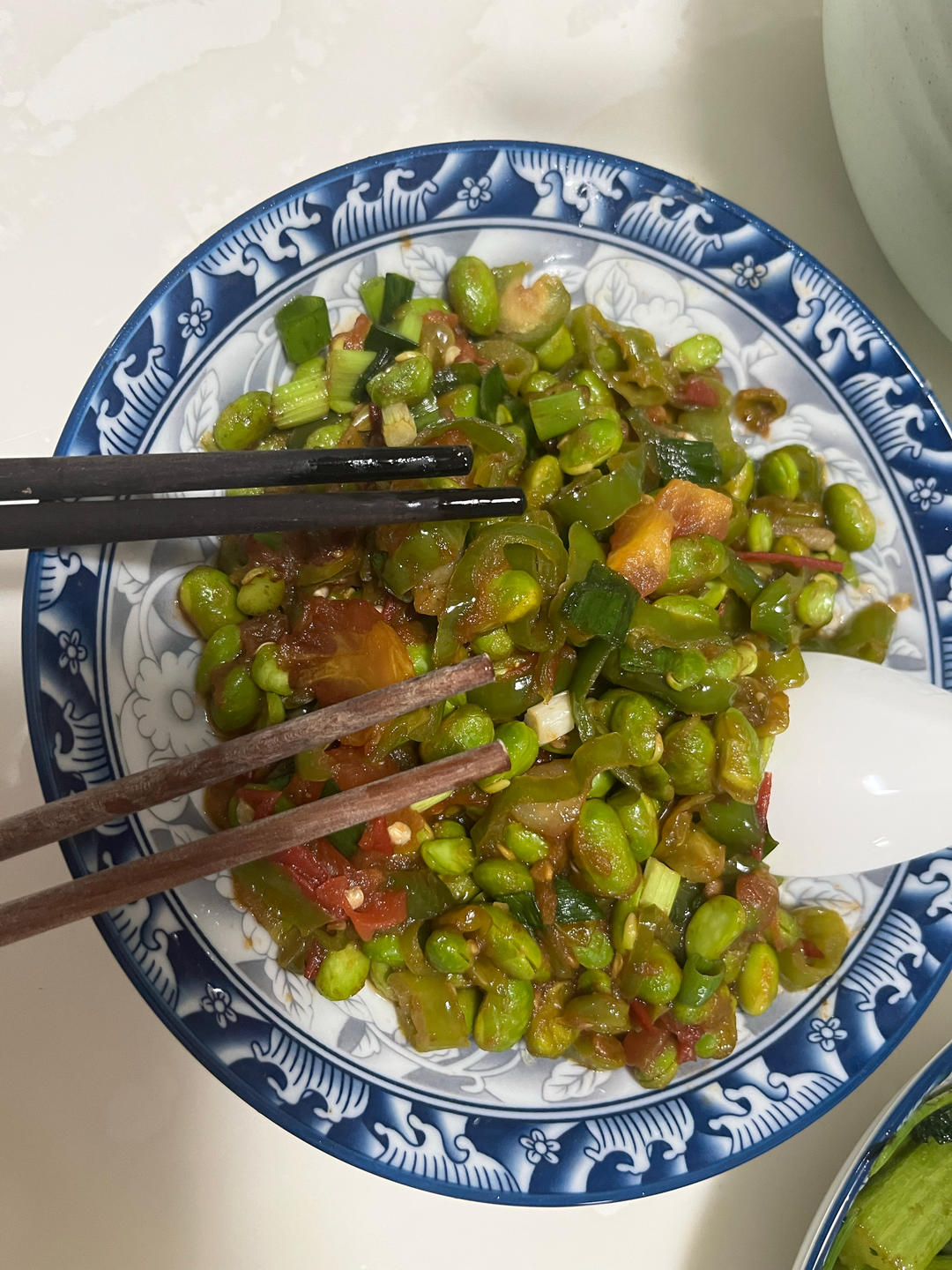 番茄🍅+毛豆的完美搭配
