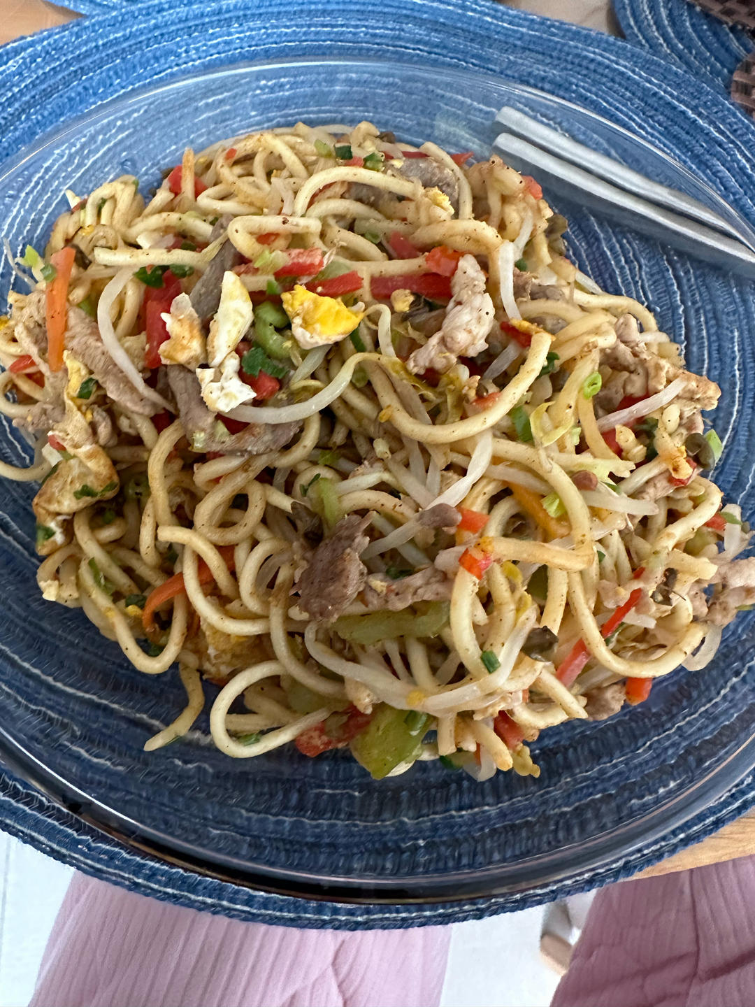 快手炒面的做法