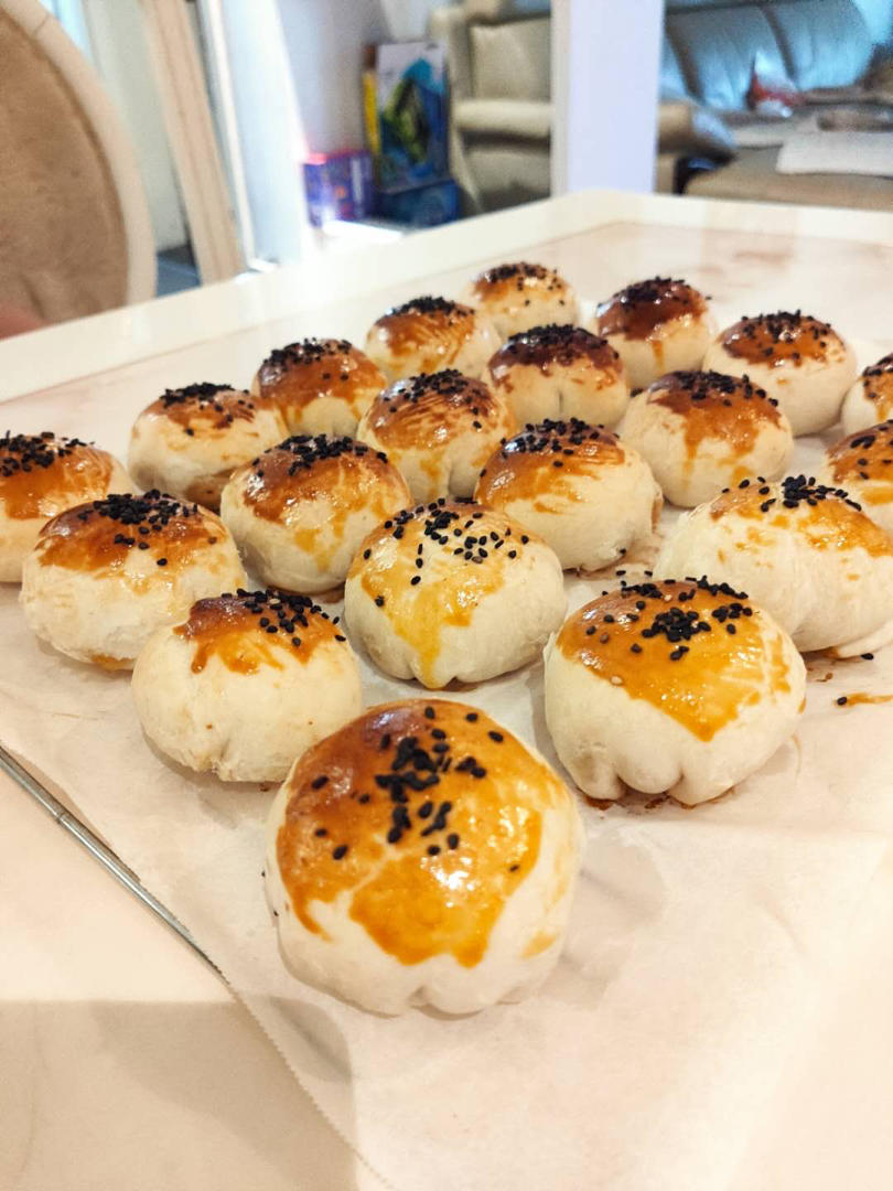 泳式鲜肉榨菜月饼