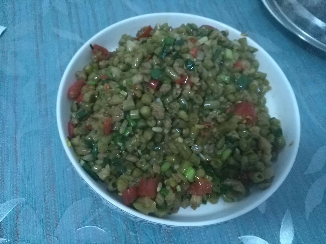 酸豆角肉沫的做法