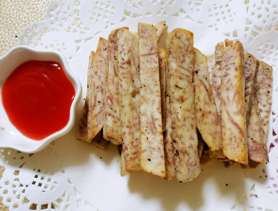 小猪境境做的烤香芋条