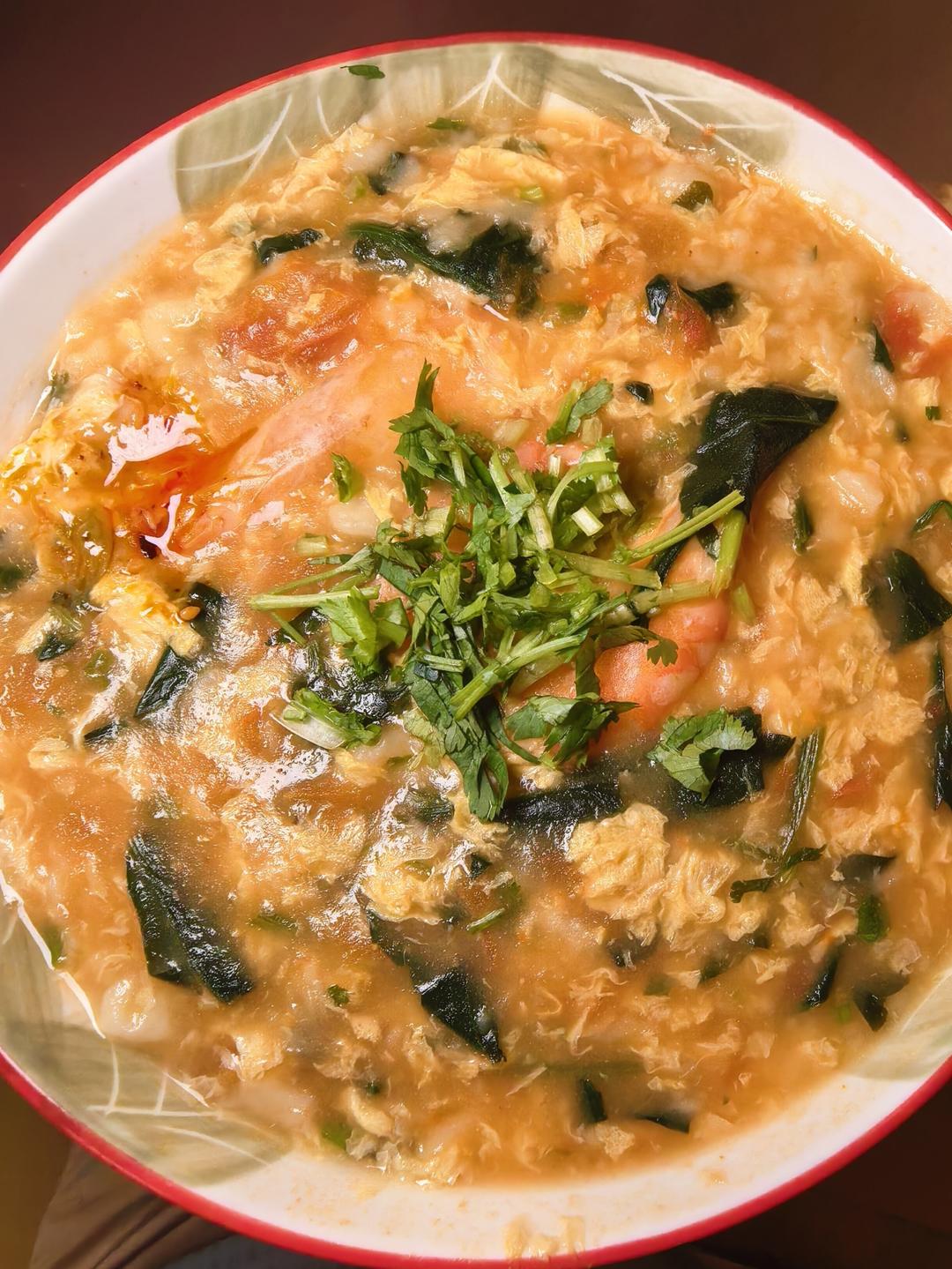 暖胃疙瘩汤的做法