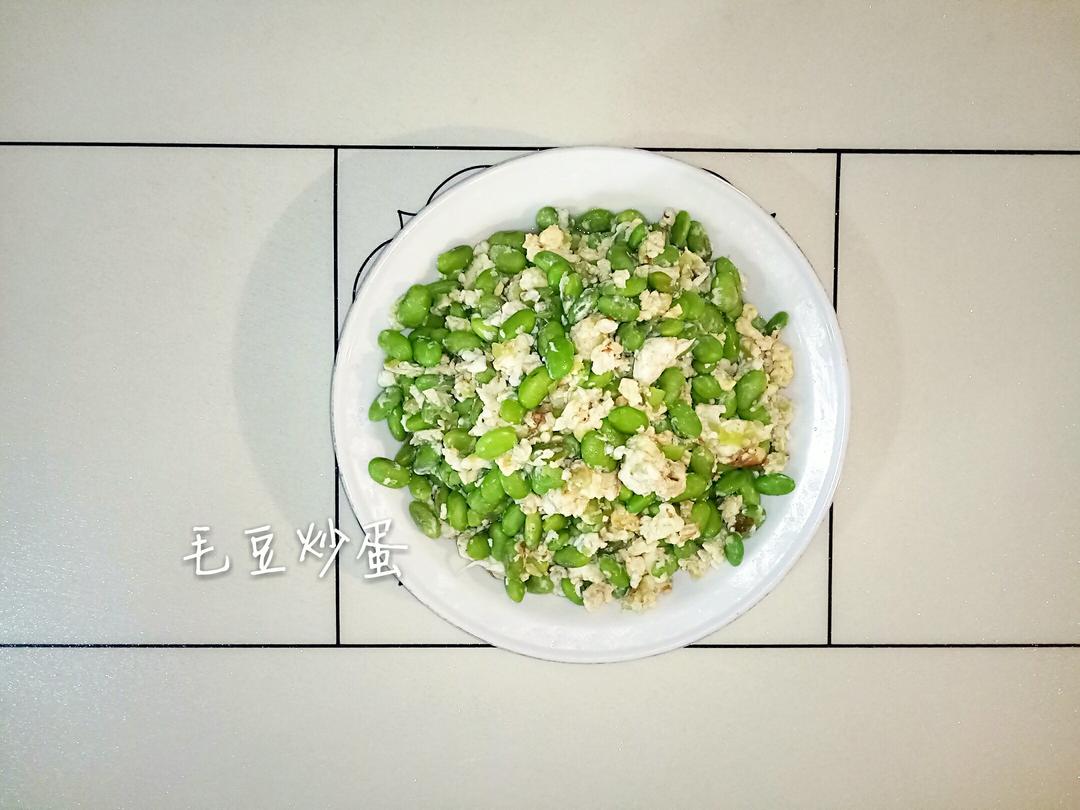 最简单的毛豆炒鸡蛋