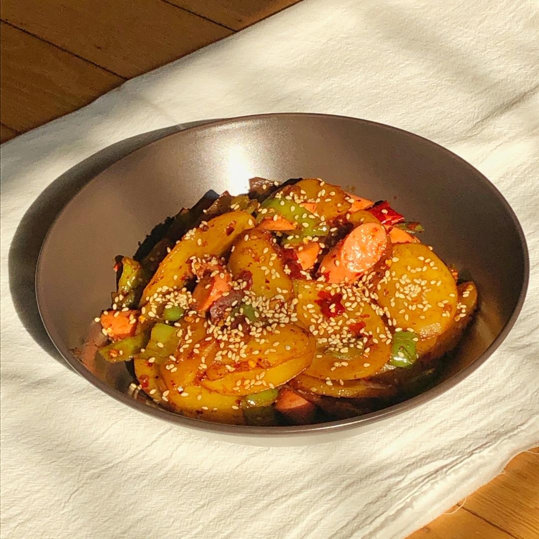 干锅土豆片