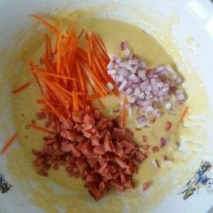 鸡蛋虾仁蔬菜饼的做法 步骤11