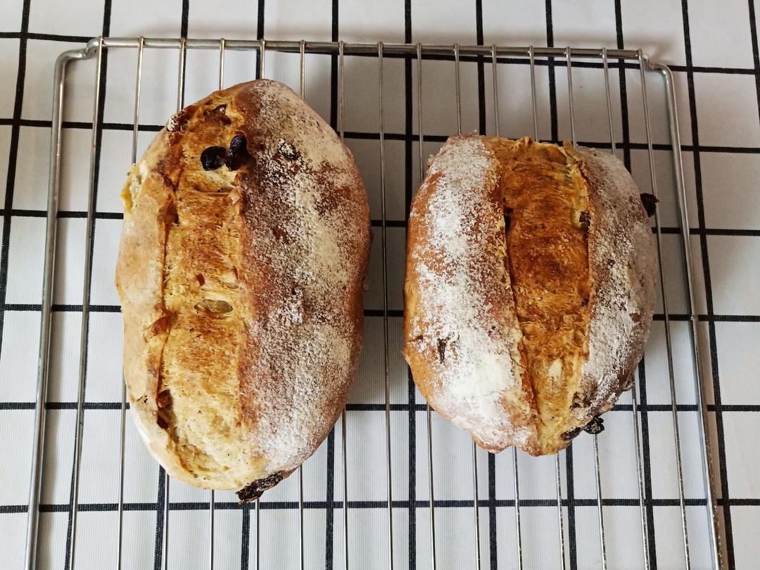 全麦核桃包～软欧包