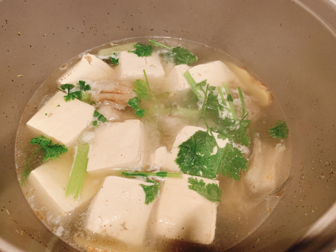 九肚鱼豆腐汤