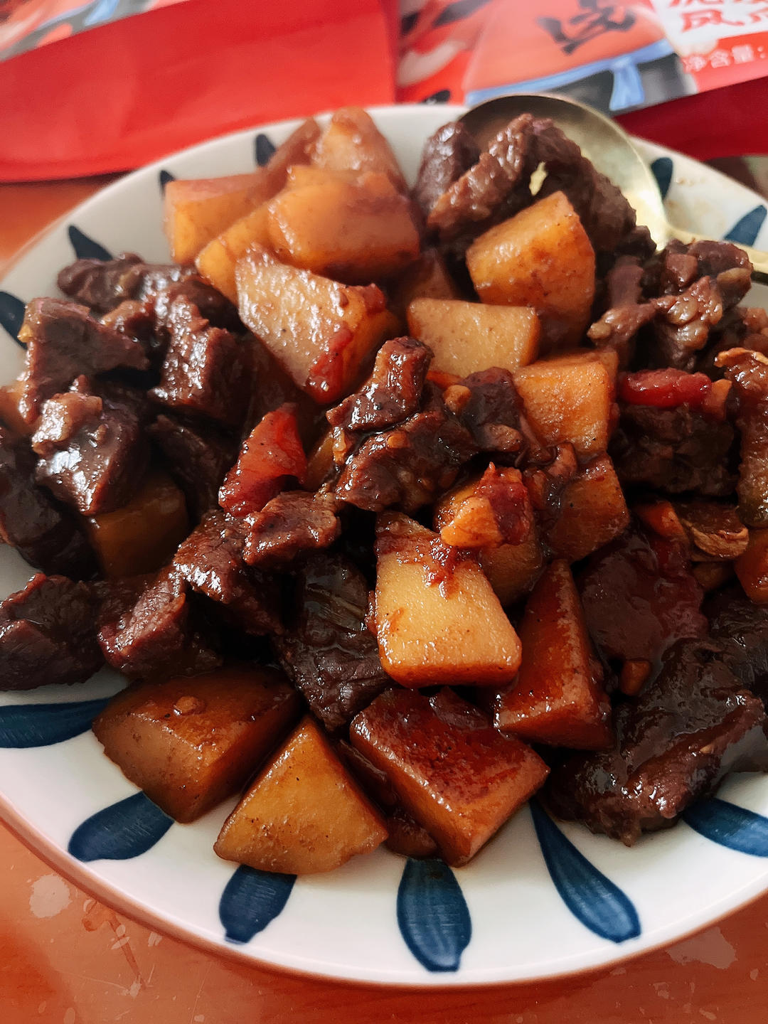 电高压锅版番茄土豆炖牛腩 厨房小白都能做