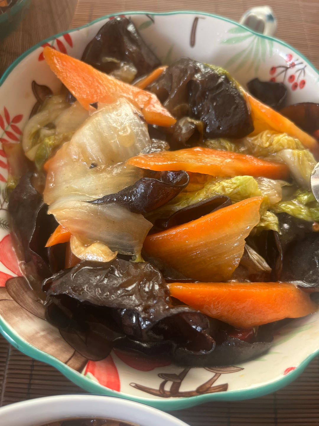 开胃下饭菜！醋溜白菜木耳