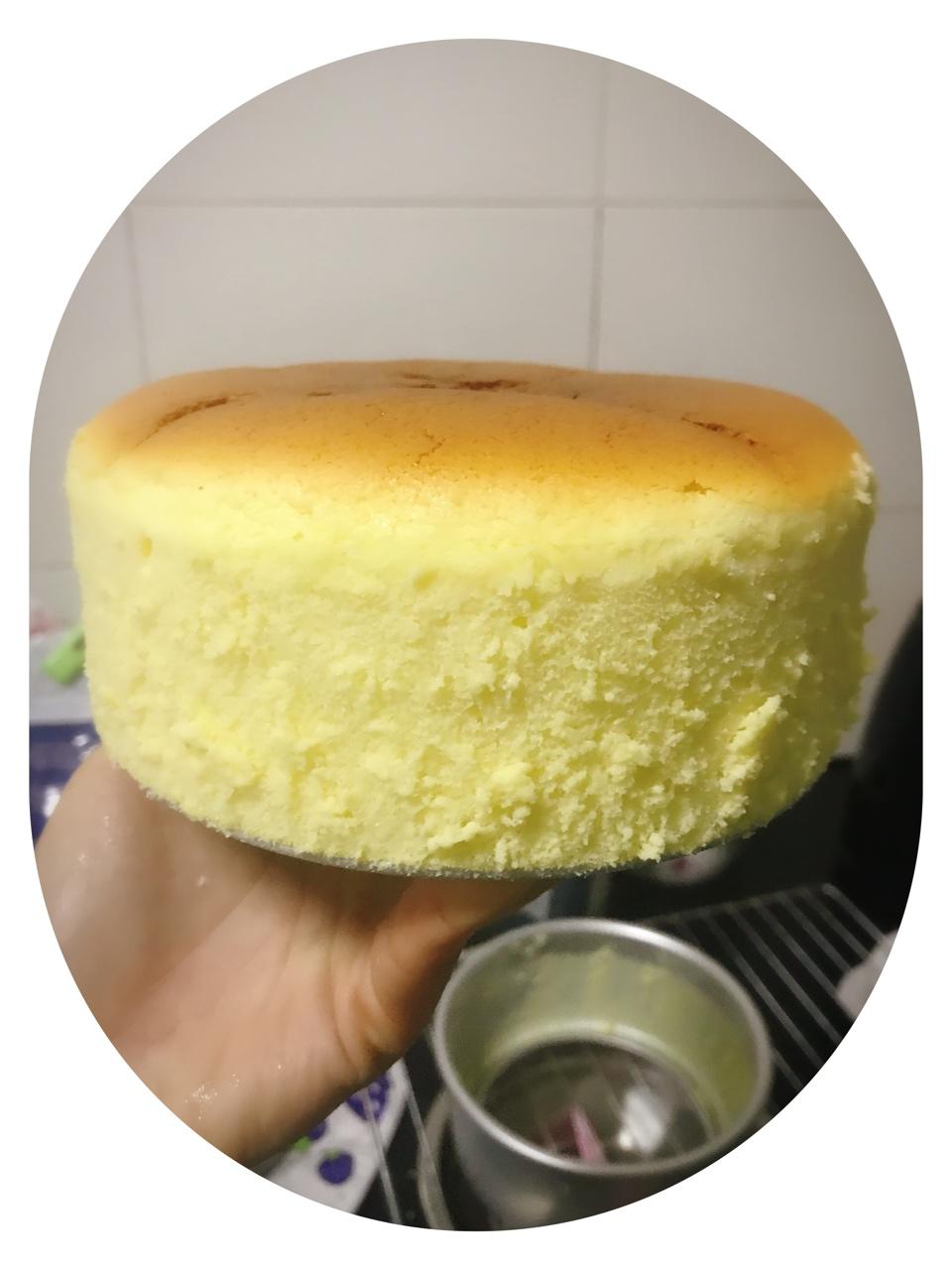 6寸轻芝士蛋糕(乳酪戚风蛋糕)