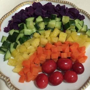 彩虹沙拉的做法 步骤2
