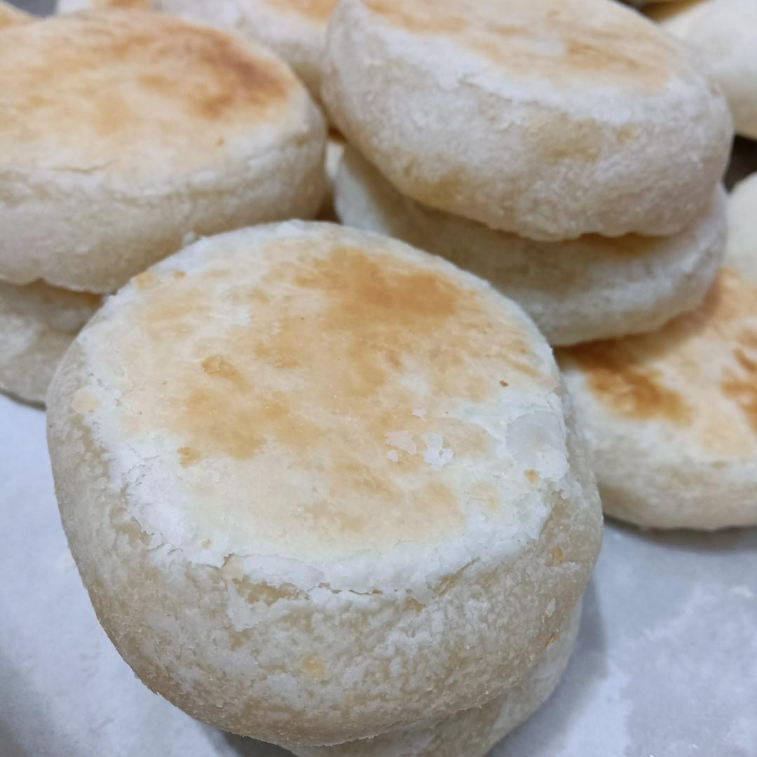 绿豆饼（玉米油版）不用烤箱也可以做绿豆饼哦