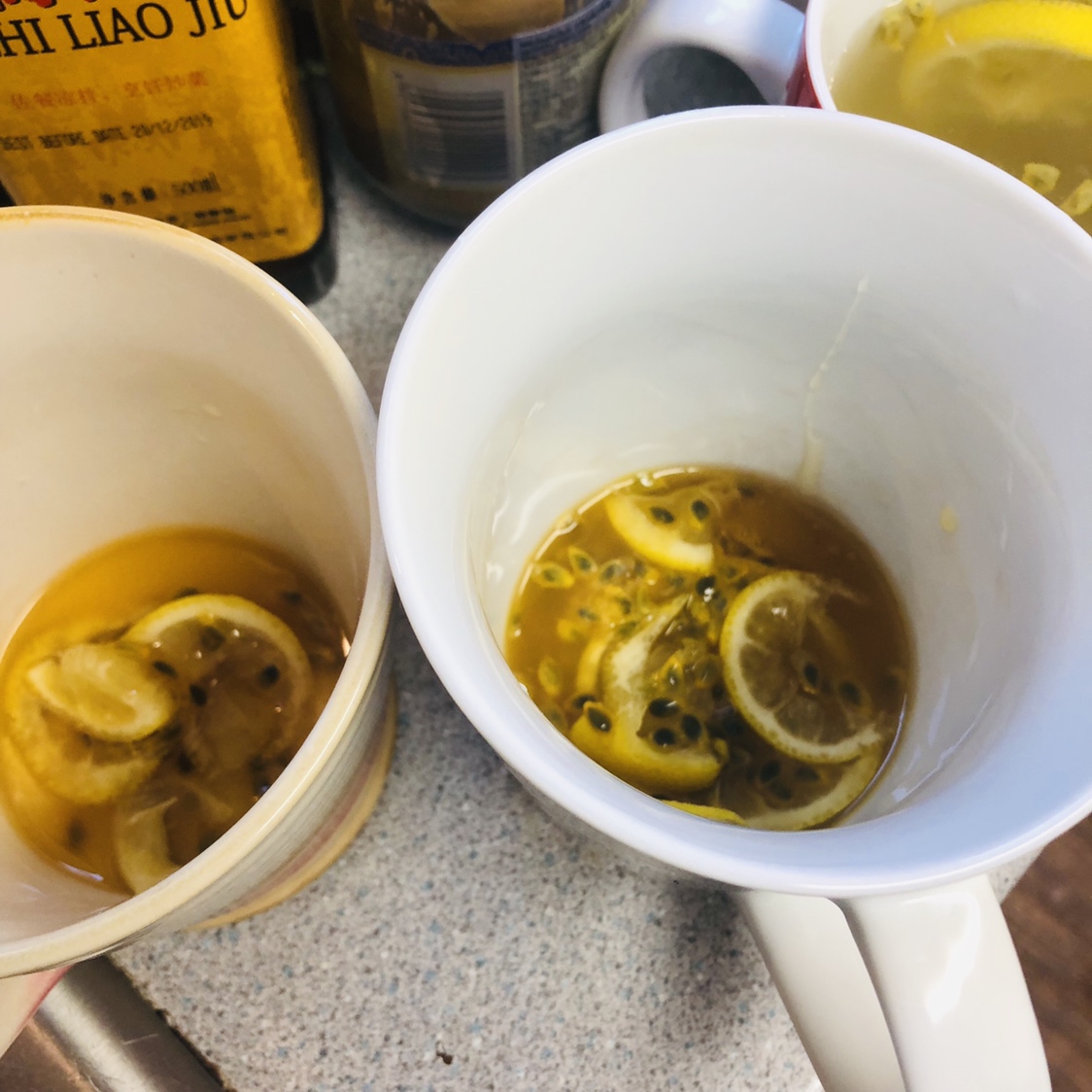 自制百香果柠檬蜜的做法