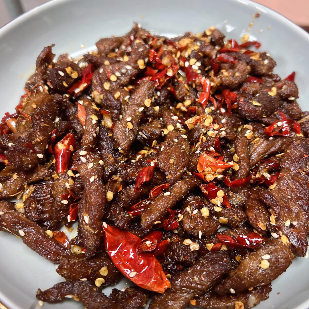 麻辣牛肉干