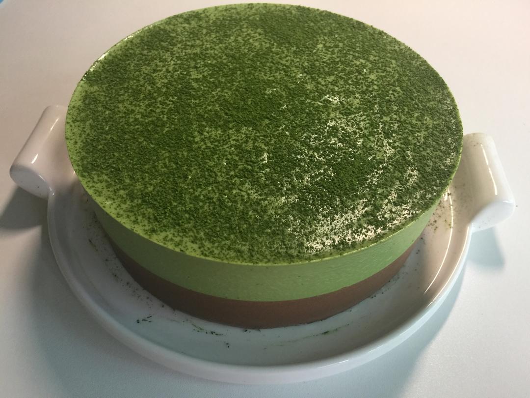 巧克力抹茶慕斯蛋糕