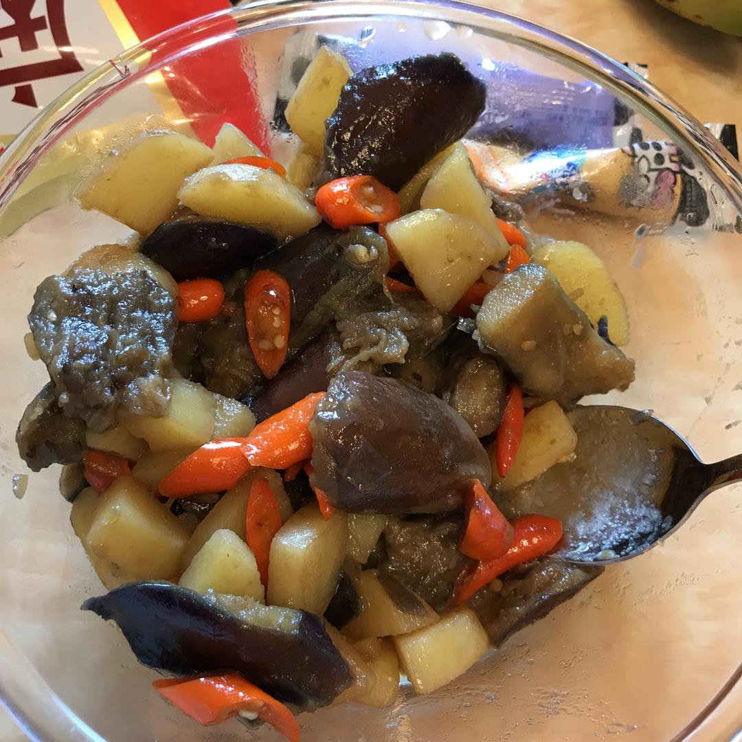 土豆炖茄子