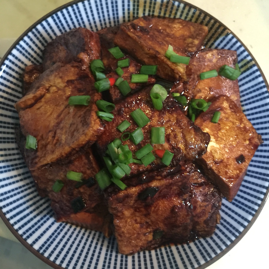 蚝油嫩豆腐