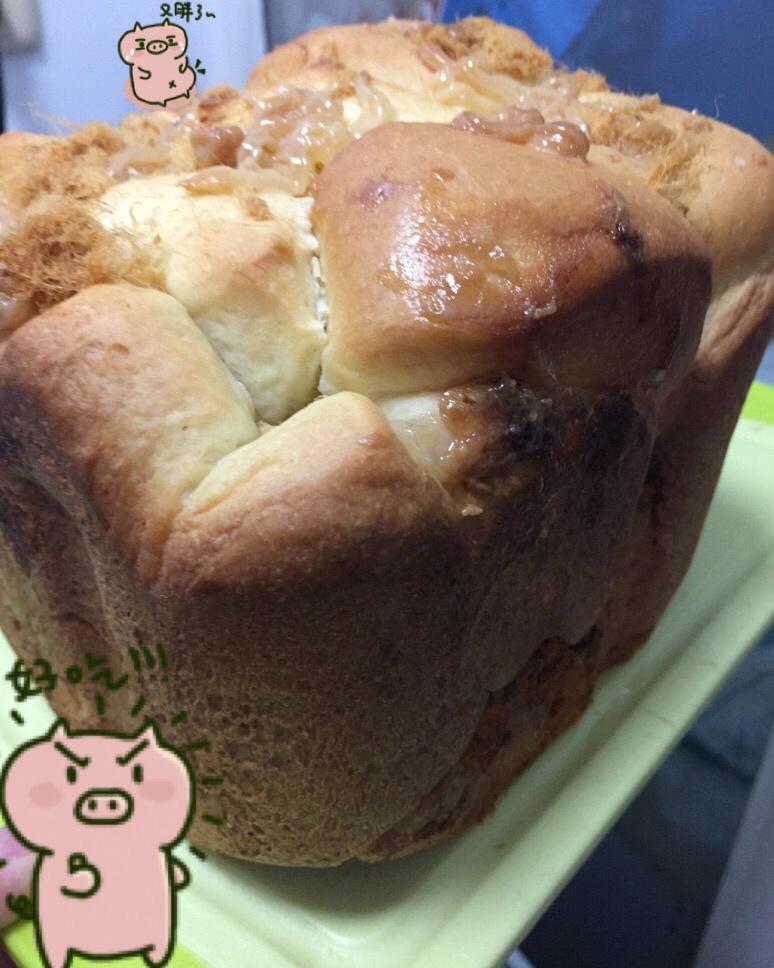 肉松手撕面包（面包机、烤箱都适用）