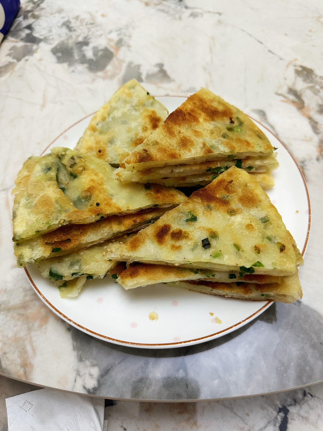香酥芝麻葱油饼 外酥里软层次多 附细节视频详解