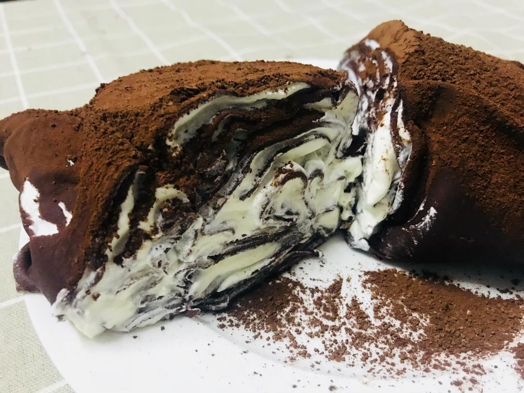 可可千层蛋糕卷