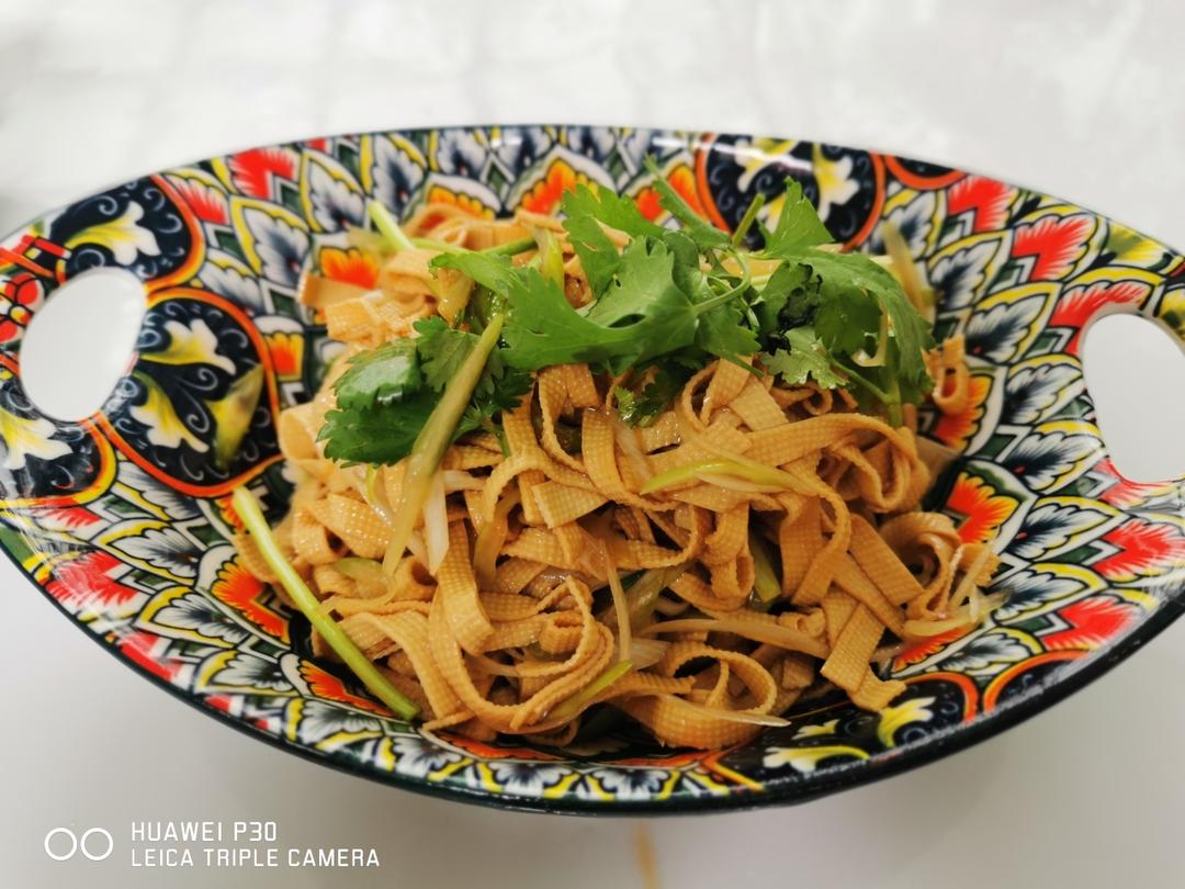 黄瓜丝拌干豆腐丝 东北凉菜