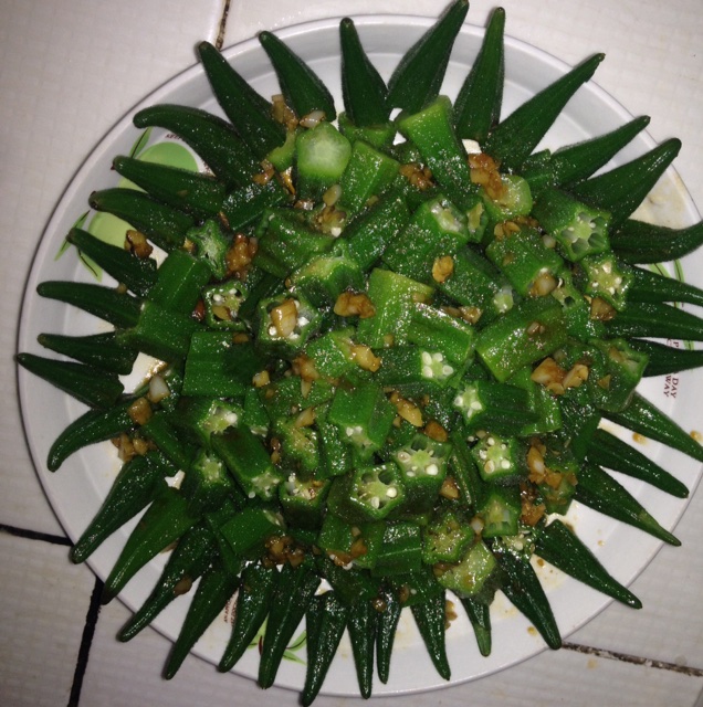 【白灼秋葵】清爽简单