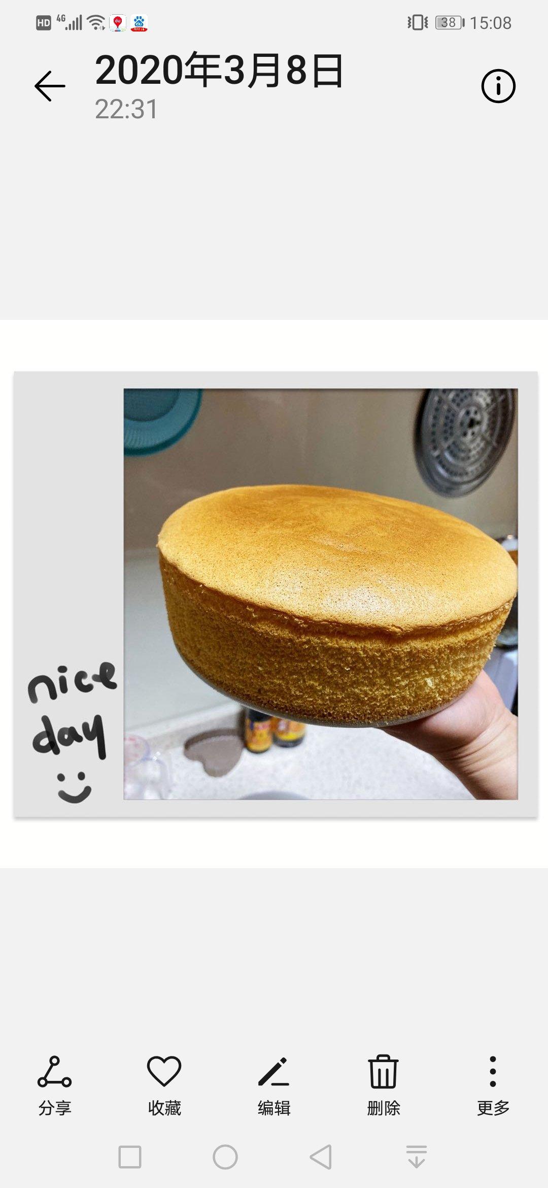 视频菜谱:原味戚风蛋糕8寸戚风蛋糕不裂