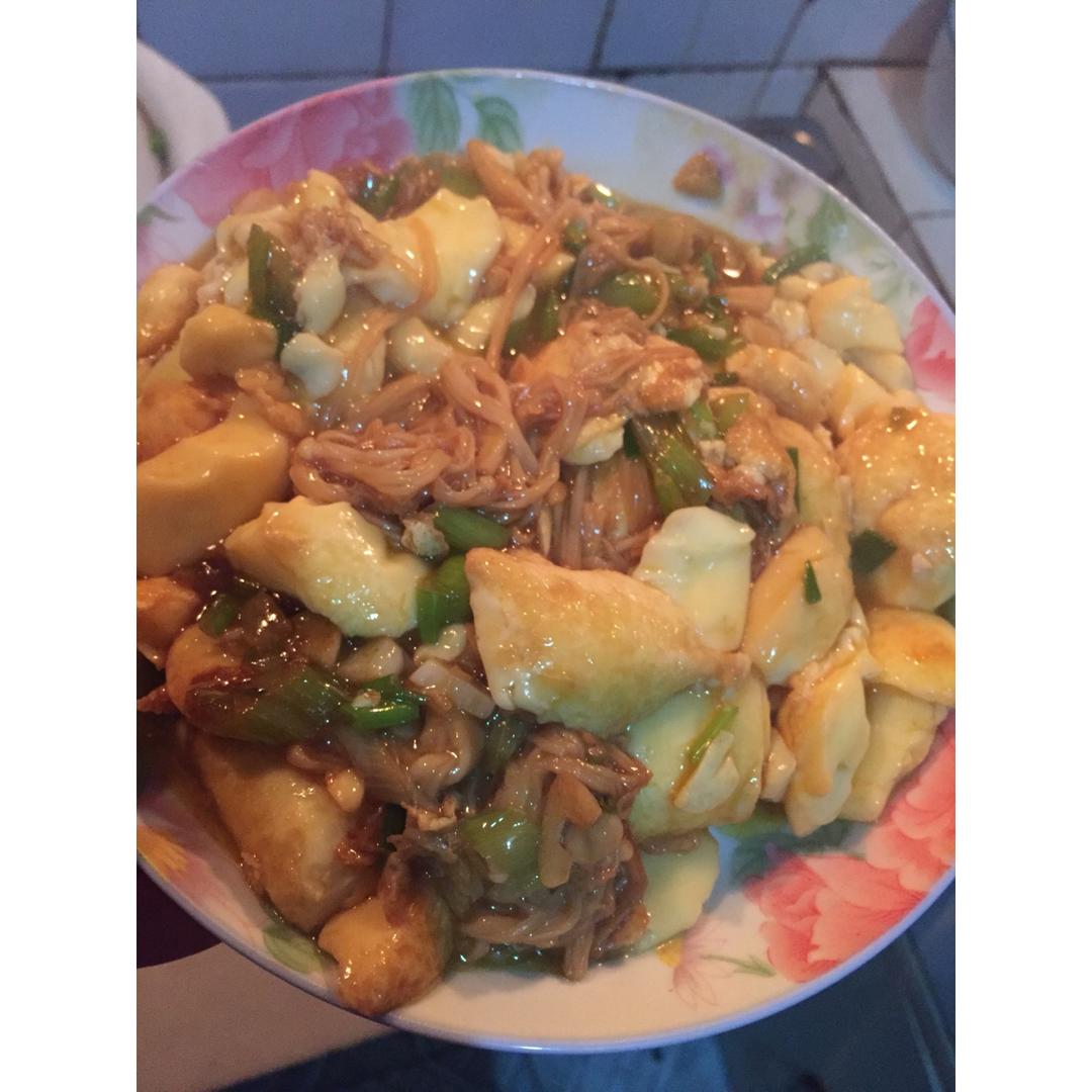 超级下饭菜--金针菇日本豆腐