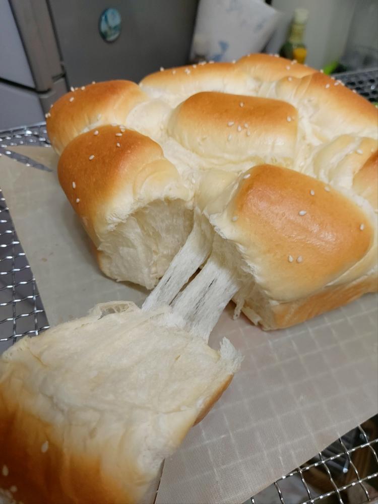 纯奶手撕吐司的做法 步骤1